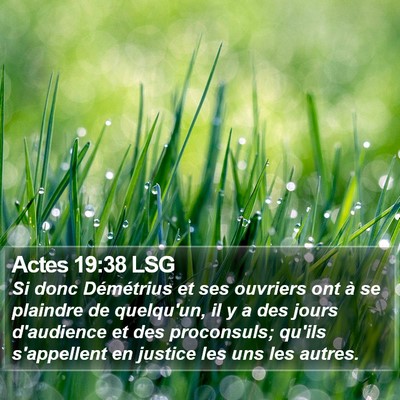 Actes 19:38 LSG Bible Verse Image