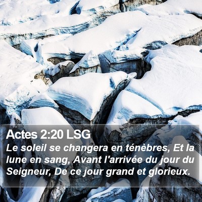 Actes 2:20 LSG Bible Verse Image