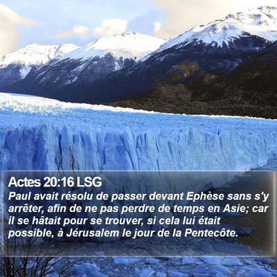 Actes 20:16 LSG Bible Verse Image