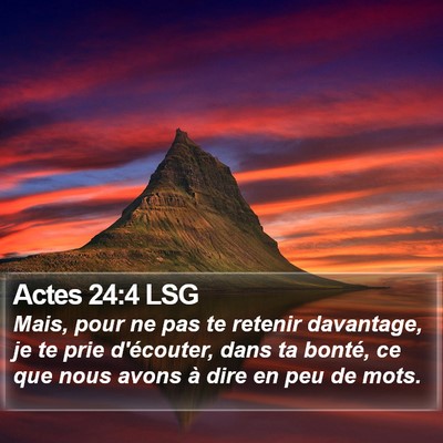 Actes 24:4 LSG Bible Verse Image