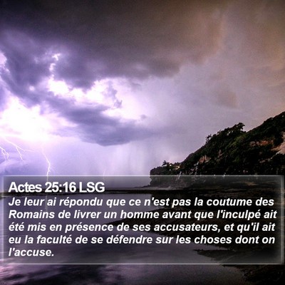 Actes 25:16 LSG Bible Verse Image