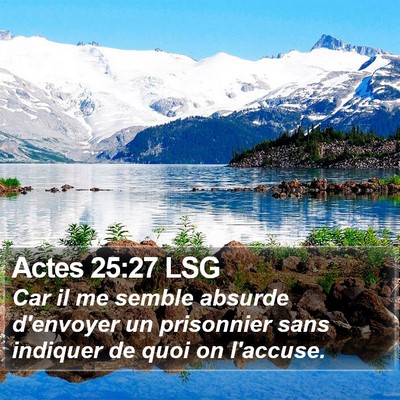 Actes 25:27 LSG Bible Verse Image