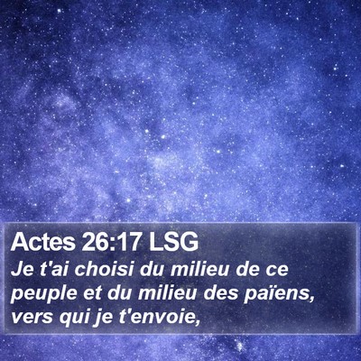 Actes 26:17 LSG Bible Verse Image