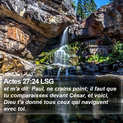 Actes 27:24 LSG Bible Verse Image
