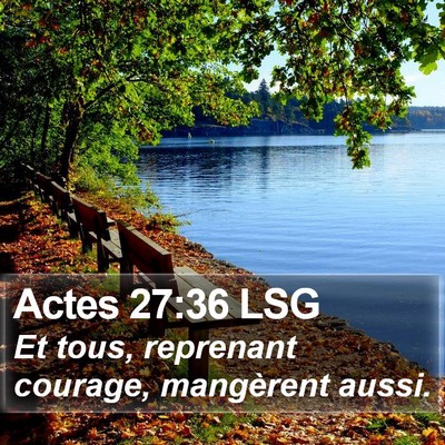 Actes 27:36 LSG Bible Verse Image