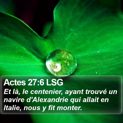 Actes 27:6 LSG Bible Verse Image