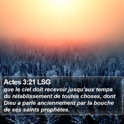 Actes 3:21 LSG Bible Verse Image