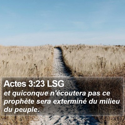 Actes 3:23 LSG Bible Verse Image