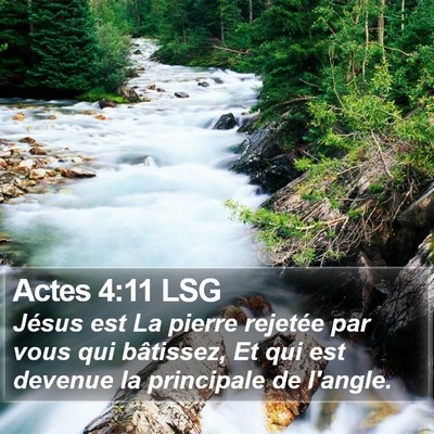 Actes 4:11 LSG Bible Verse Image