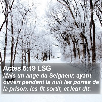 Actes 5:19 LSG Bible Verse Image