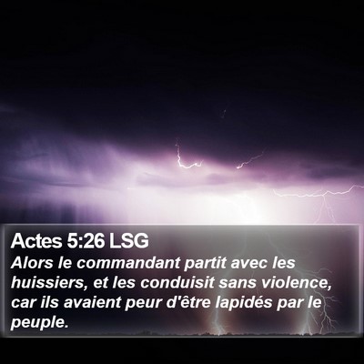 Actes 5:26 LSG Bible Verse Image