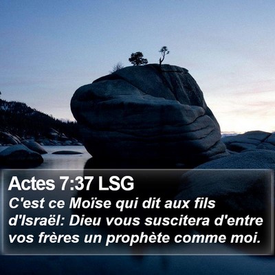 Actes 7:37 LSG Bible Verse Image