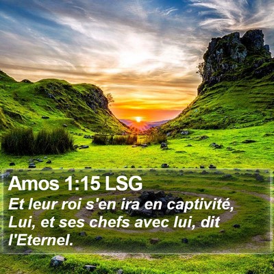 Amos 1:15 LSG Bible Verse Image