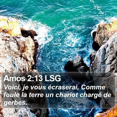 Amos 2:13 LSG Bible Verse Image