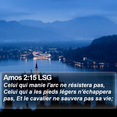 Amos 2:15 LSG Bible Verse Image
