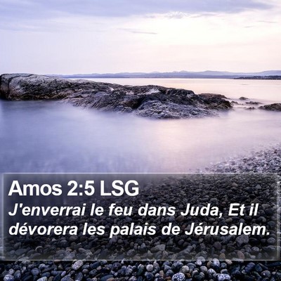 Amos 2:5 LSG Bible Verse Image