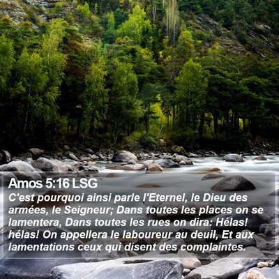 Amos 5:16 LSG Bible Verse Image