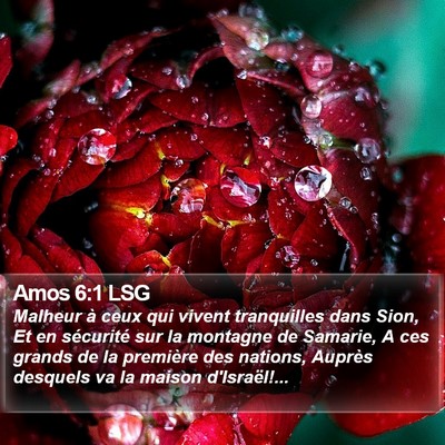 Amos 6:1 LSG Bible Verse Image