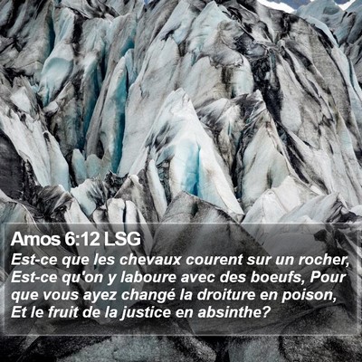 Amos 6:12 LSG Bible Verse Image