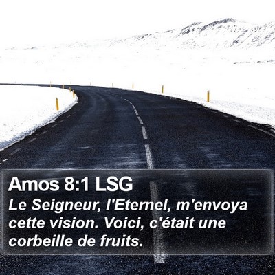 Amos 8:1 LSG Bible Verse Image