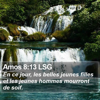 Amos 8:13 LSG Bible Verse Image