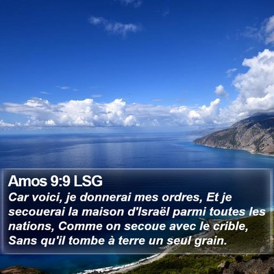 Amos 9:9 LSG Bible Verse Image