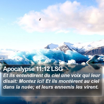 Apocalypse 11:12 LSG Bible Verse Image
