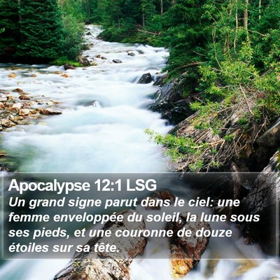 Apocalypse 12:1 LSG Bible Verse Image