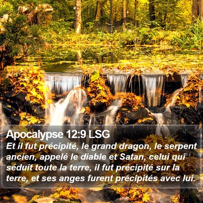Apocalypse 12:9 LSG Bible Verse Image