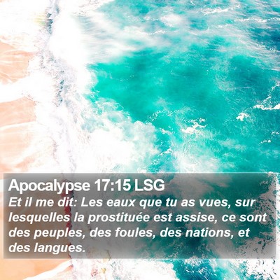 Apocalypse 17:15 LSG Bible Verse Image