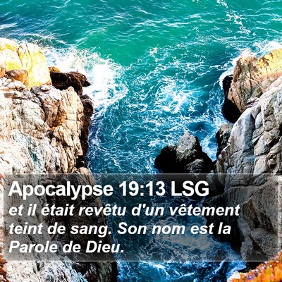 Apocalypse 19:13 LSG Bible Verse Image
