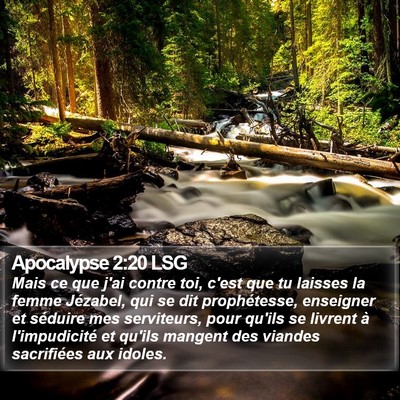 Apocalypse 2:20 LSG Bible Verse Image