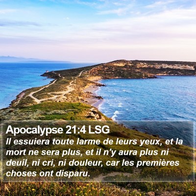 Apocalypse 21:4 LSG Bible Verse Image