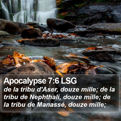 Apocalypse 7:6 LSG Bible Verse Image