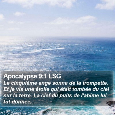 Apocalypse 9:1 LSG Bible Verse Image