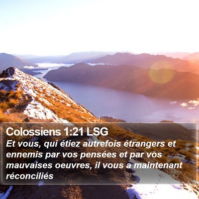 Colossiens 1:21 LSG Bible Verse Image