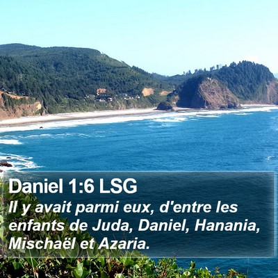 Daniel 1:6 LSG Bible Verse Image