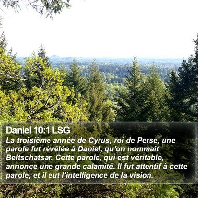 Daniel 10:1 LSG Bible Verse Image