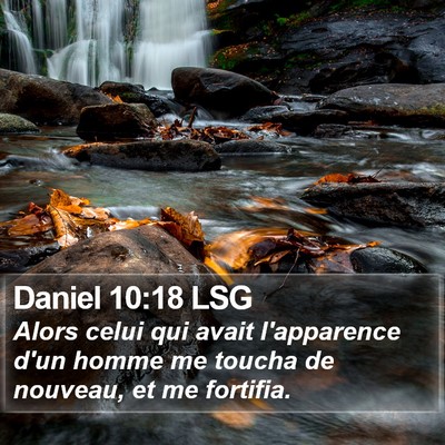 Daniel 10:18 LSG Bible Verse Image