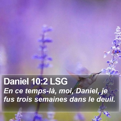 Daniel 10:2 LSG Bible Verse Image