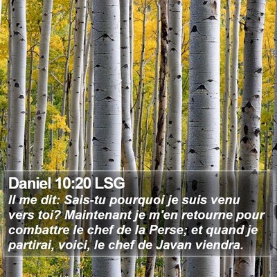 Daniel 10:20 LSG Bible Verse Image