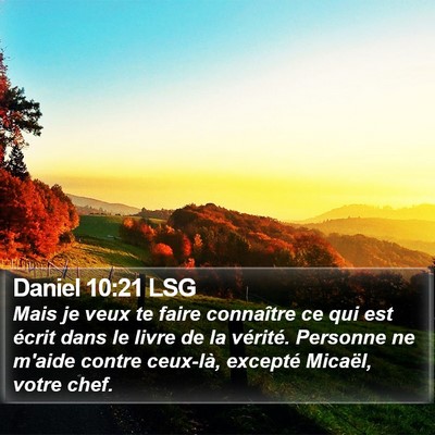 Daniel 10:21 LSG Bible Verse Image
