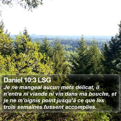 Daniel 10:3 LSG Bible Verse Image