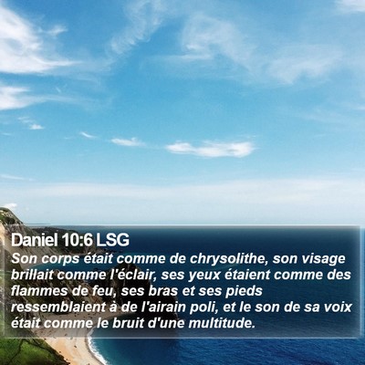 Daniel 10:6 LSG Bible Verse Image