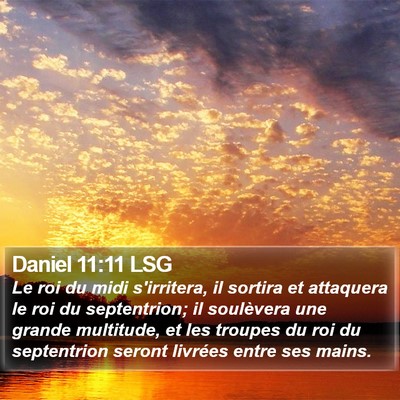 Daniel 11:11 LSG Bible Verse Image