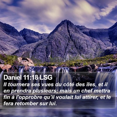 Daniel 11:18 LSG Bible Verse Image