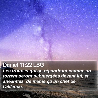 Daniel 11:22 LSG Bible Verse Image