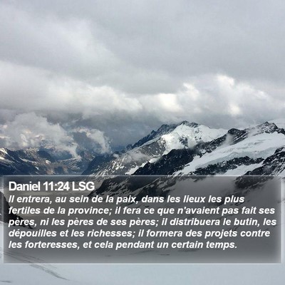Daniel 11:24 LSG Bible Verse Image