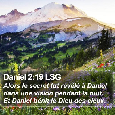 Daniel 2:19 LSG Bible Verse Image