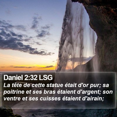 Daniel 2:32 LSG Bible Verse Image